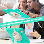 Custodia in silicone e PC con tracolla per iPad Air e Pro