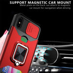 Cover scorrevole PC TPU con slot carte per iPhone XR