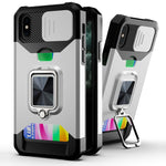 Cover con copri fotocamera scorrevole per iPhone 11 in TPU