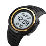 SKMEI 1632 Dual Time Display Orologio elettronico luminoso, supporto sveglia