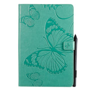 Custodia a libro in pelle PU con motivo farfalla per iPad