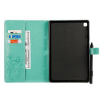 Custodia a libro in pelle PU con motivo farfalla per iPad