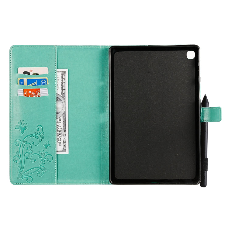 Custodia a libro in pelle PU con motivo farfalla per iPad