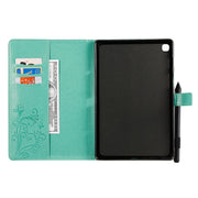 Custodia a libro in pelle PU con motivo farfalla per iPad