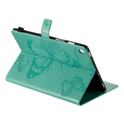 Custodia a libro in pelle PU con motivo farfalla per iPad