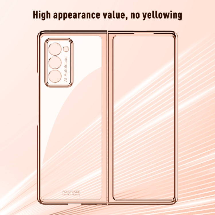 Custodia protettiva antiurto per PC con placcatura Symphony, For Samsung Galaxy Z Fold2 5G