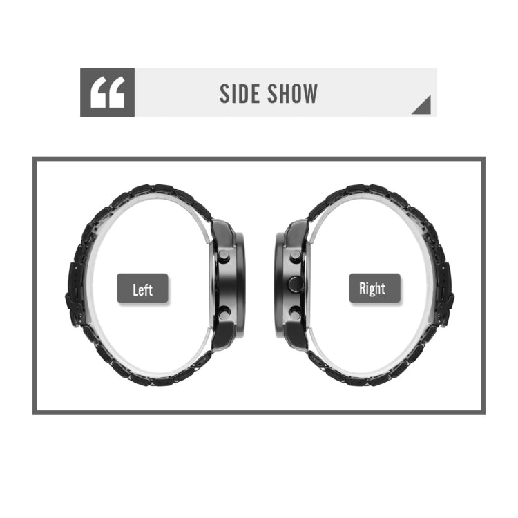SKMEI 1642 Orologio elettronico luminoso con display a tre tempi, sveglia di supporto