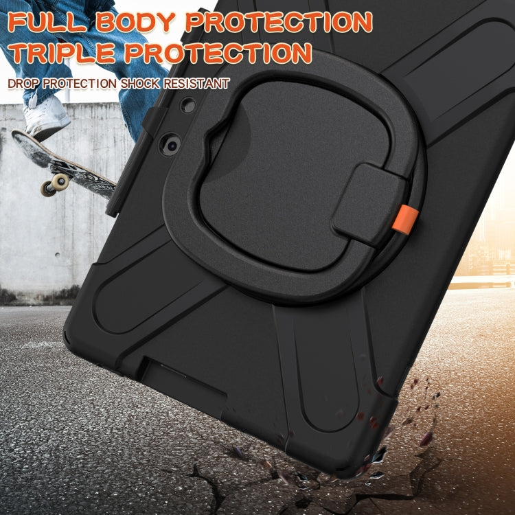 Custodia protettiva in silicone + PC con supporto e tracolla, For Microsoft Surface Pro X / Pro X 2021, For Samsung Galaxy Tab S6 T860, For Microsoft Surface Pro 7+/7/6/5/4, For Lenovo Tab P11 Pro TB-J706F, For Microsoft Surface Go 4 / 3 / 2 / 1