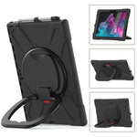 Custodia protettiva in silicone + PC con supporto e tracolla, For Microsoft Surface Pro X / Pro X 2021, For Samsung Galaxy Tab S6 T860, For Microsoft Surface Pro 7+/7/6/5/4, For Lenovo Tab P11 Pro TB-J706F, For Microsoft Surface Go 4 / 3 / 2 / 1