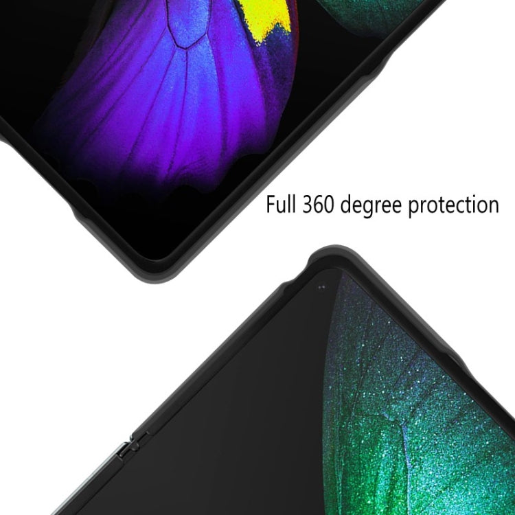 Custodia in pelle di giunzione pieghevole antiurto in pelle bovina, For Samsung Galaxy Z Fold3 5G