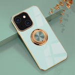 Custodia silicone 6D con anello per iPhone 13 Pro Max