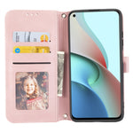 Custodia portafoglio in pelle PU e TPU per Xiaomi Redmi Note 10 5