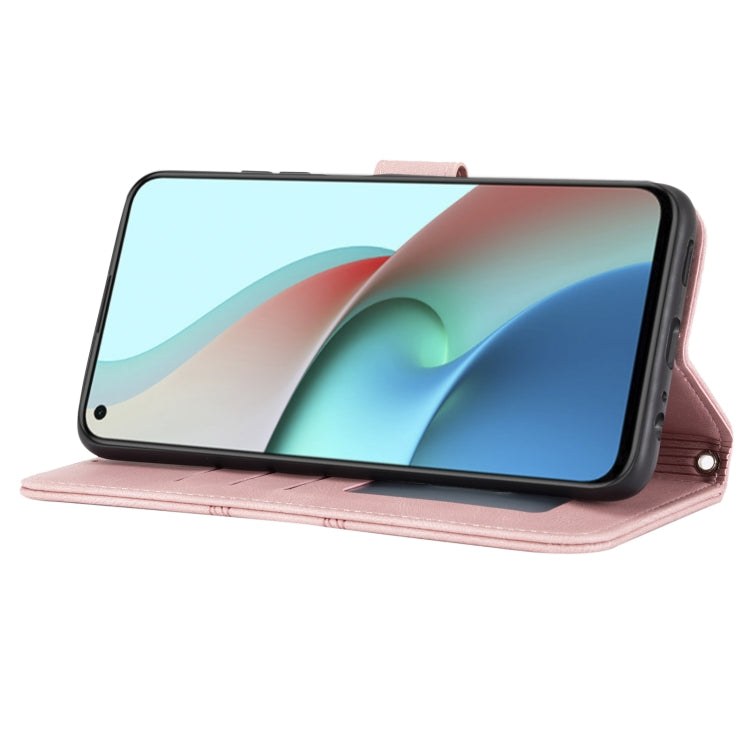Custodia portafoglio in pelle PU e TPU per Xiaomi Redmi Note 10 5