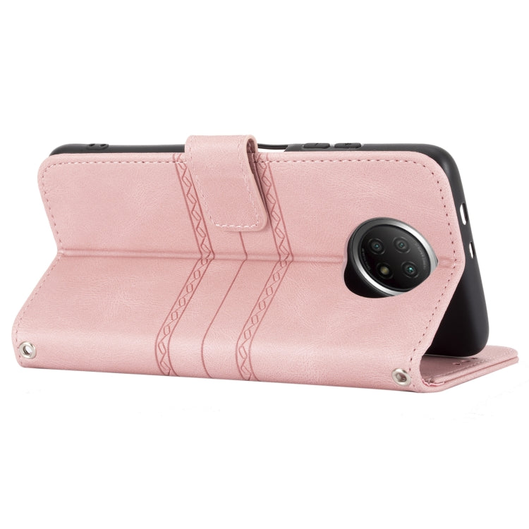 Custodia portafoglio in pelle PU e TPU per Xiaomi Redmi Note 10 5