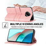 Custodia portafoglio in pelle PU e TPU per Xiaomi Redmi Note 10 5