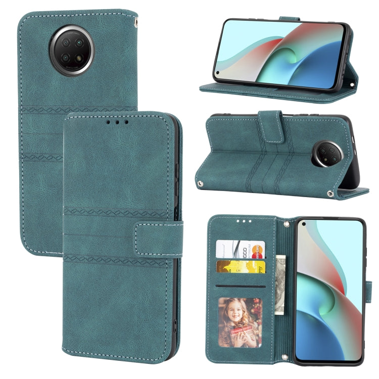 Custodia portafoglio in pelle PU e TPU per Xiaomi Redmi Note 10 5
