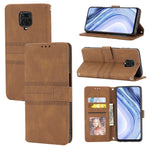 Custodia portafoglio in pelle PU e TPU per Xiaomi Redmi Note 10 5