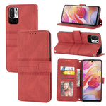 Custodia portafoglio in pelle PU e TPU per Xiaomi Redmi Note 10 5