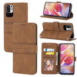 Custodia portafoglio in pelle PU e TPU per Xiaomi Redmi Note 10 5