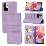 Custodia portafoglio in pelle PU e TPU per Xiaomi Redmi Note 10 5