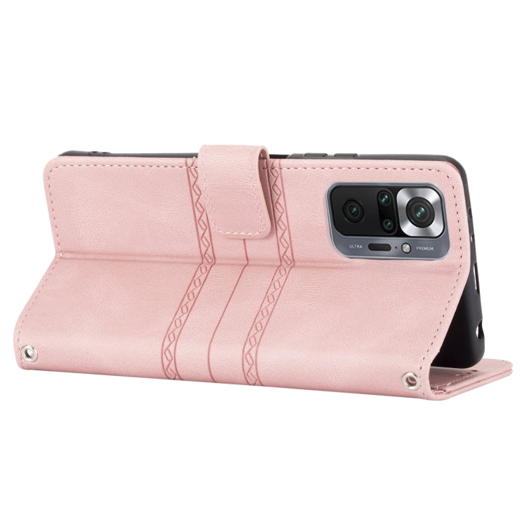 Custodia portafoglio in pelle PU e TPU per Xiaomi Redmi Note 10 P