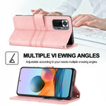 Custodia portafoglio in pelle PU e TPU per Xiaomi Redmi Note 10 P