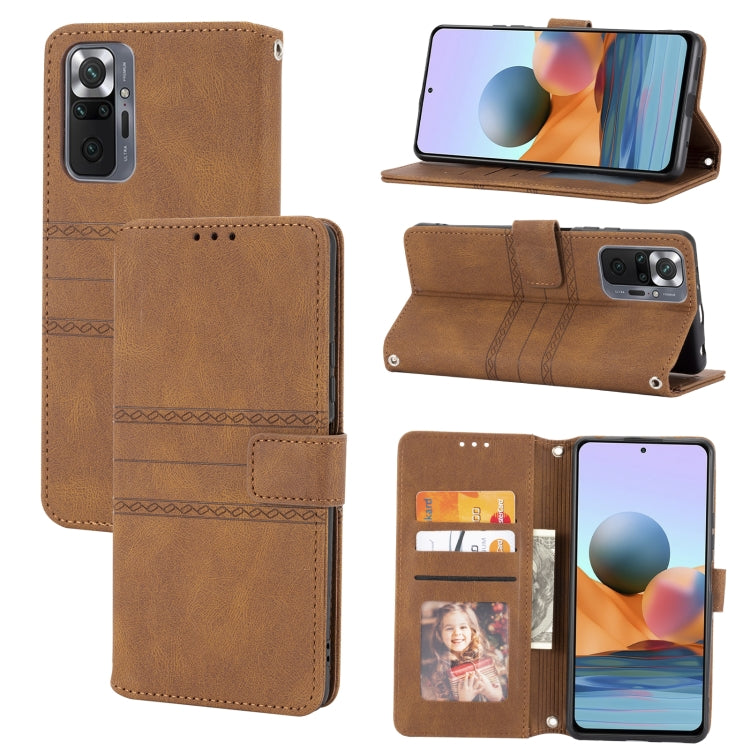 Custodia portafoglio in pelle PU e TPU per Xiaomi Redmi Note 10 P