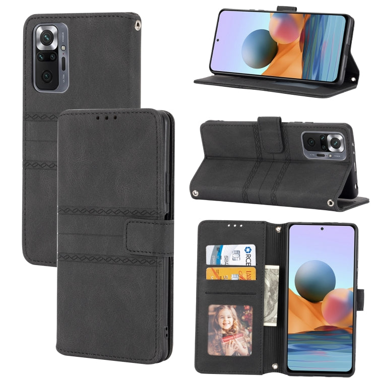 Custodia portafoglio in pelle PU e TPU per Xiaomi Redmi Note 10 P