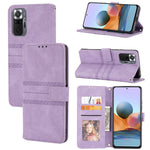 Custodia portafoglio in pelle PU e TPU per Xiaomi Redmi Note 10 P