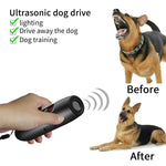 Repellente ad ultrasuoni per cani Tsattine N10 con torcia