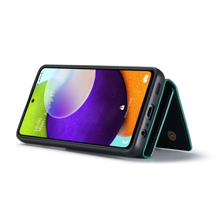 DG.MING M1 Series 3-Fold Multi Card Wallet + Cover posteriore magnetica Custodia antiurto con funzione di supporto, For Samsung Galaxy A02s, For Samsung Galaxy A32 5G, For Samsung Galaxy A42 5G, For Samsung Galaxy A52 5G / 4G                           ...