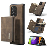 DG.MING M1 Series 3-Fold Multi Card Wallet + Cover posteriore magnetica Custodia antiurto con funzione di supporto, For Samsung Galaxy A02s, For Samsung Galaxy A32 5G, For Samsung Galaxy A42 5G, For Samsung Galaxy A52 5G / 4G                           ...