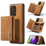DG.MING M1 Series 3-Fold Multi Card Wallet + Cover posteriore magnetica Custodia antiurto con funzione di supporto, For Samsung Galaxy A02s, For Samsung Galaxy A32 5G, For Samsung Galaxy A42 5G, For Samsung Galaxy A52 5G / 4G                           ...
