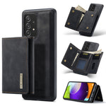DG.MING M1 Series 3-Fold Multi Card Wallet + Cover posteriore magnetica Custodia antiurto con funzione di supporto, For Samsung Galaxy A02s, For Samsung Galaxy A32 5G, For Samsung Galaxy A42 5G, For Samsung Galaxy A52 5G / 4G                           ...