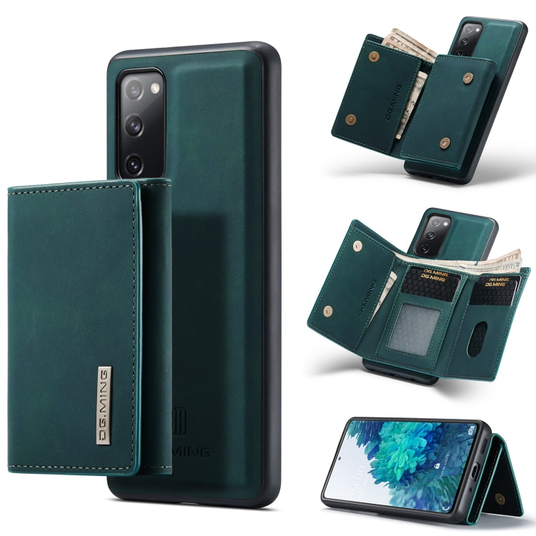 DG.MING M1 Series 3-Fold Multi Card Wallet + Cover posteriore magnetica Custodia antiurto con funzione di supporto, For Samsung Galaxy A02s, For Samsung Galaxy A32 5G, For Samsung Galaxy A42 5G, For Samsung Galaxy A52 5G / 4G                           ...