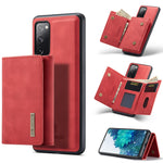 DG.MING M1 Series 3-Fold Multi Card Wallet + Cover posteriore magnetica Custodia antiurto con funzione di supporto, For Samsung Galaxy A02s, For Samsung Galaxy A32 5G, For Samsung Galaxy A42 5G, For Samsung Galaxy A52 5G / 4G                           ...