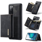 DG.MING M1 Series 3-Fold Multi Card Wallet + Cover posteriore magnetica Custodia antiurto con funzione di supporto, For Samsung Galaxy A02s, For Samsung Galaxy A32 5G, For Samsung Galaxy A42 5G, For Samsung Galaxy A52 5G / 4G                           ...
