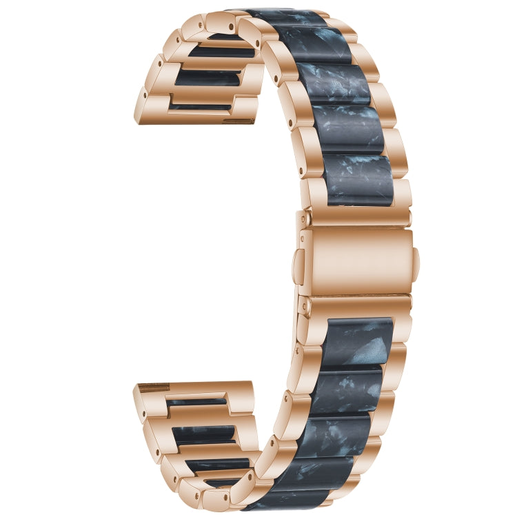 Cinturino di ricambio per cinturino in acciaio + resina a tre sfere, For Samsung Smart Watch 20mm