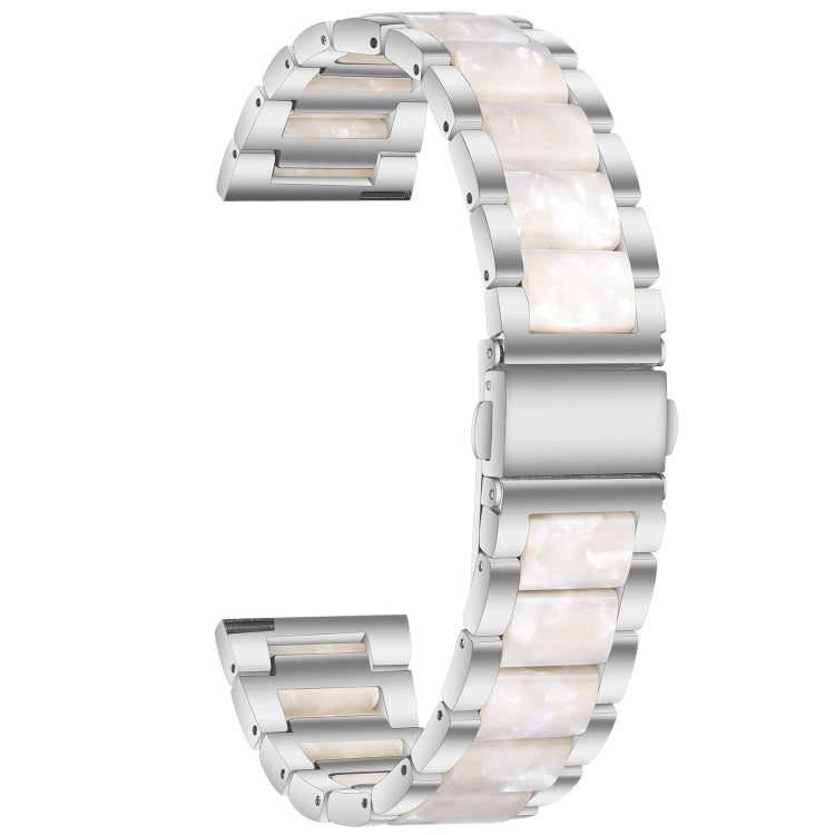 Cinturino di ricambio per cinturino in acciaio + resina a tre sfere, For Samsung Smart Watch 20mm