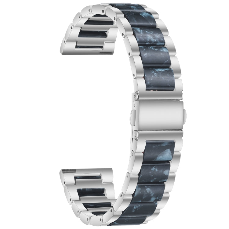 Cinturino di ricambio per cinturino in acciaio + resina a tre sfere, For Samsung Smart Watch 20mm