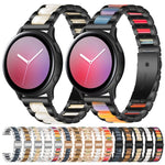 Cinturino di ricambio per cinturino in acciaio + resina a tre sfere, For Samsung Smart Watch 20mm