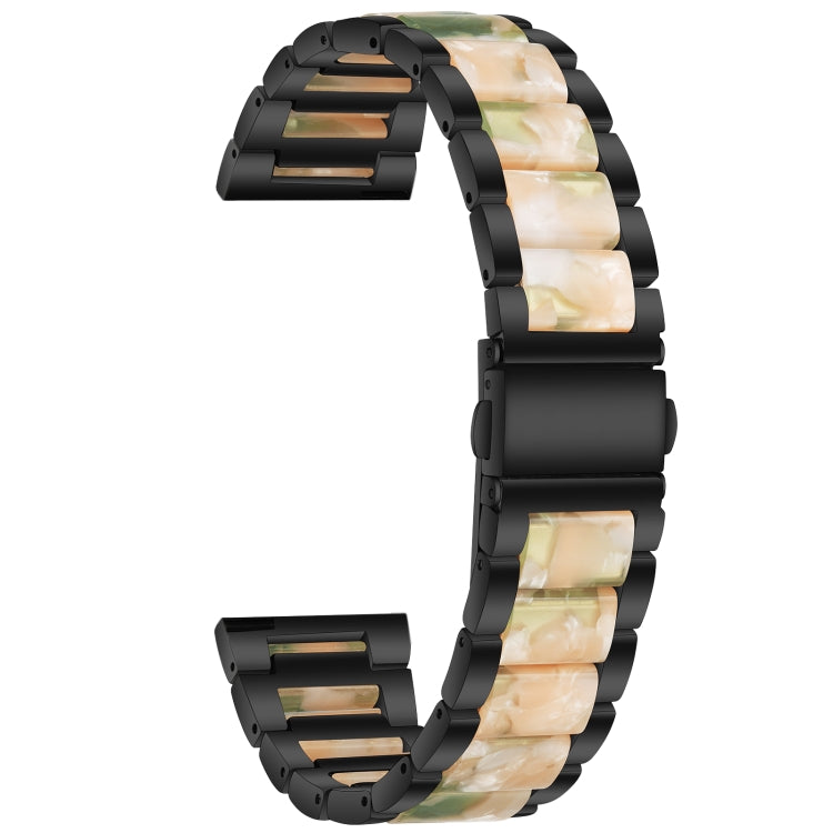 Cinturino di ricambio per cinturino in acciaio + resina a tre sfere, For Samsung Smart Watch 22mm