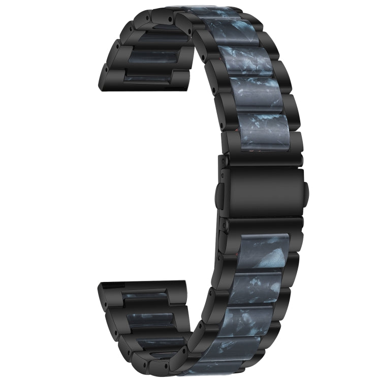 Cinturino di ricambio per cinturino in acciaio + resina a tre sfere, For Samsung Smart Watch 22mm
