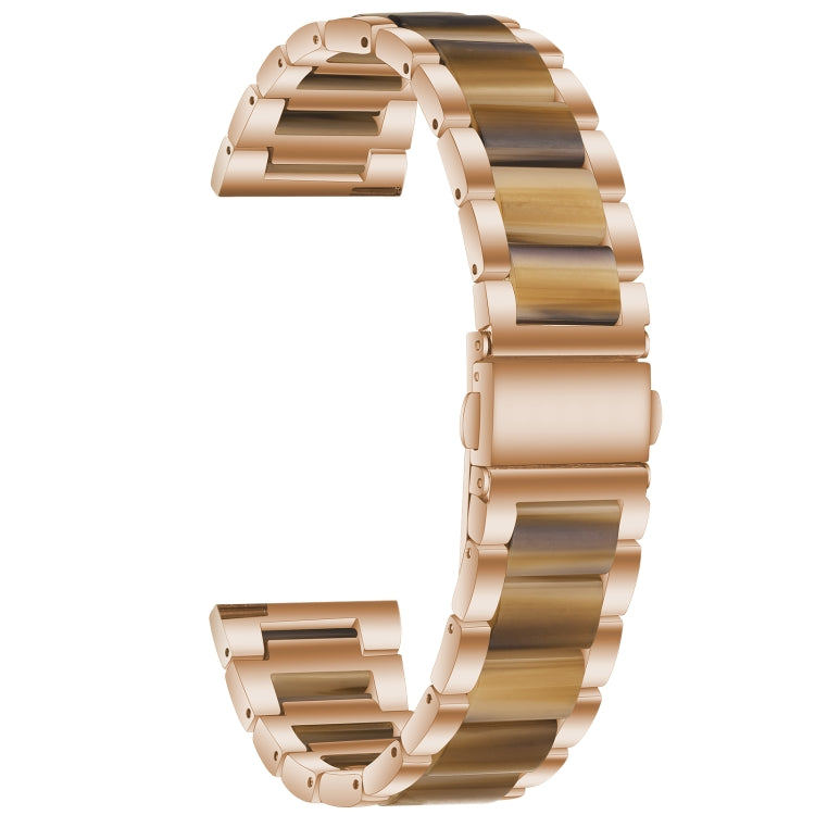 Cinturino di ricambio per cinturino in acciaio + resina a tre sfere, For Samsung Smart Watch 22mm