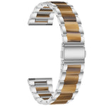Cinturino di ricambio per cinturino in acciaio + resina a tre sfere, For Samsung Smart Watch 22mm