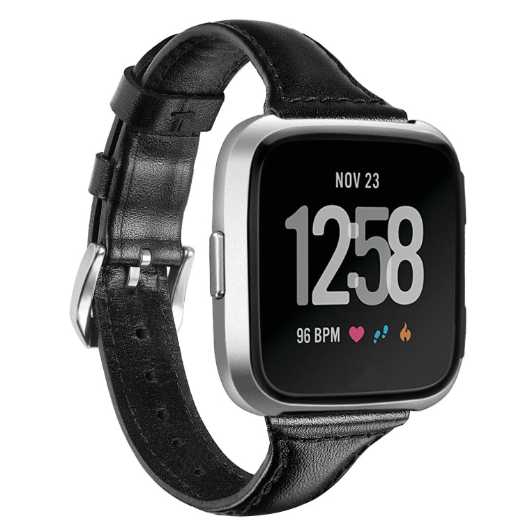Per Fitbit Versa 2 Smart Watch Cinturino cinturino da polso in vera pelle, versione termoretraibile