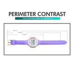 SKMEI 1720 Orologio elettronico con cinturino in silicone luminoso con display digitale a LED con quadrante rotondo