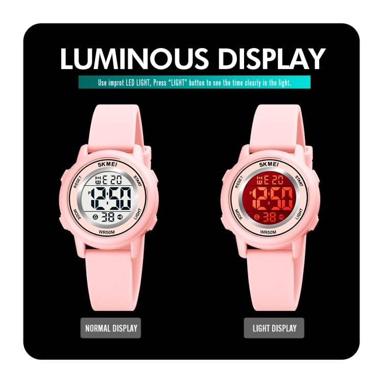 SKMEI 1721 Orologio digitale LED con cinturino in silicone