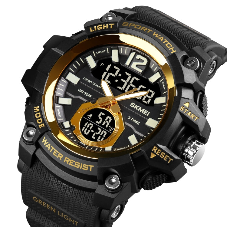 SKMEI 1725 Orologio elettronico luminoso a tre tempi con display digitale a LED
