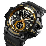 SKMEI 1725 Orologio elettronico luminoso a tre tempi con display digitale a LED